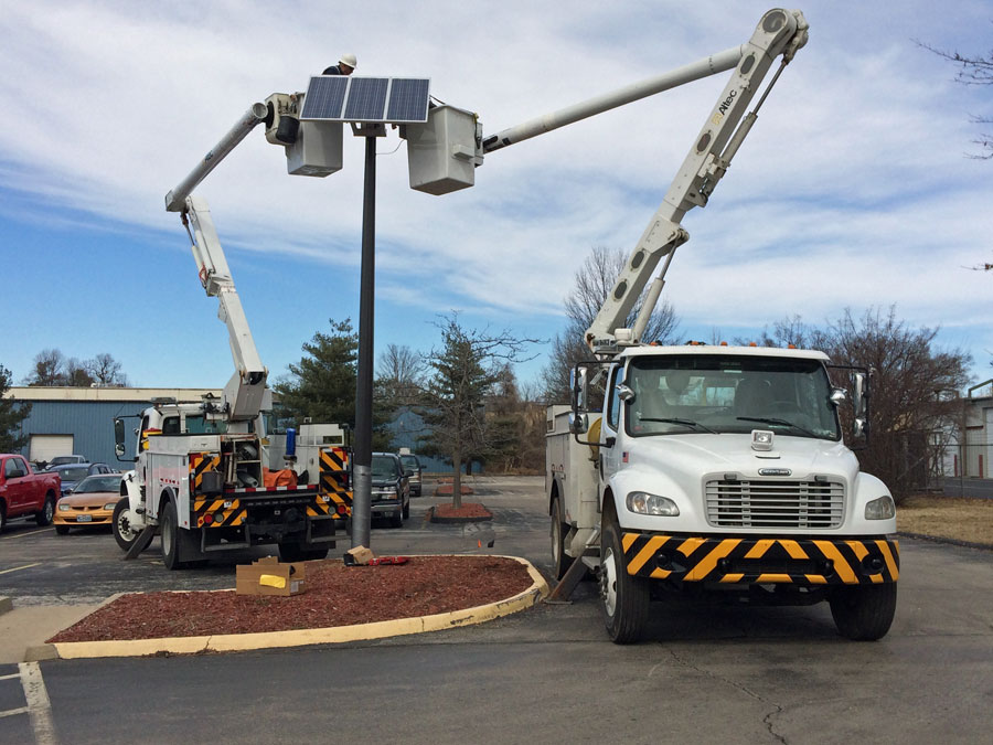 Solar Light Installation