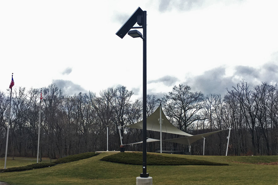 Solar Lighting Off Grid for Parking Lot Ohio