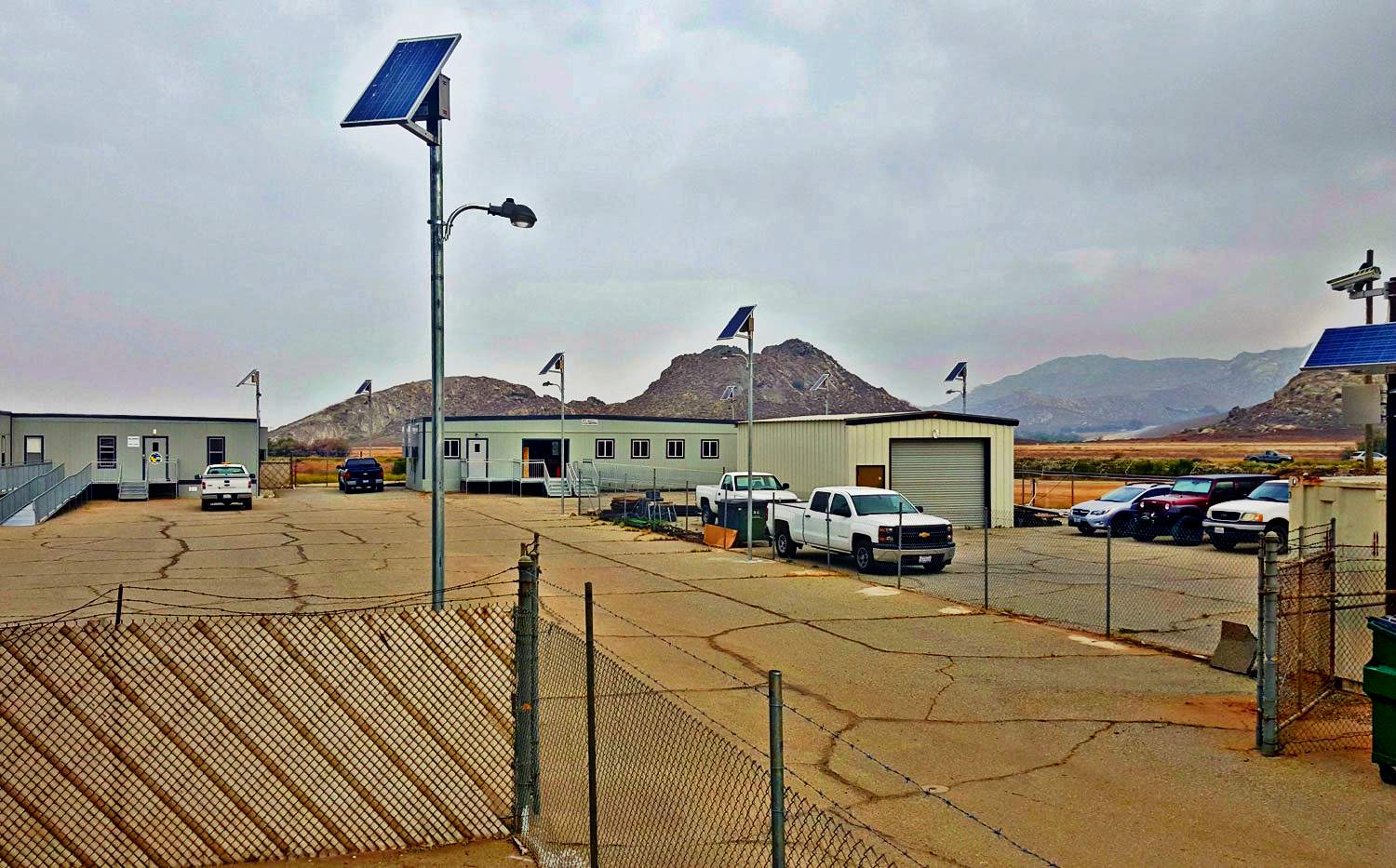 Solar Powered Area Lights