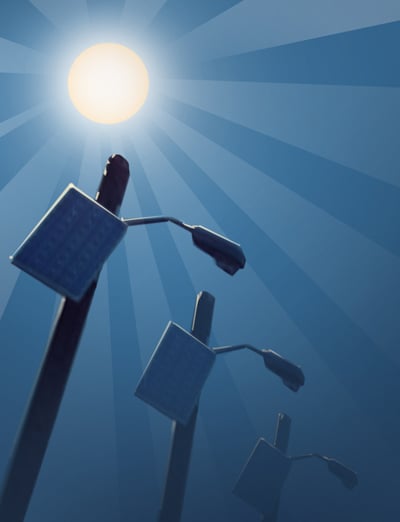 Solar Powered Security Lights