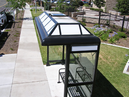 Solar Bus Shelter Lighting