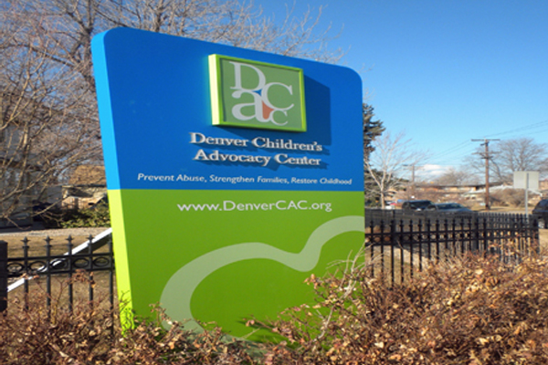 Internally Illuminated Sign Denver Children Advocacy