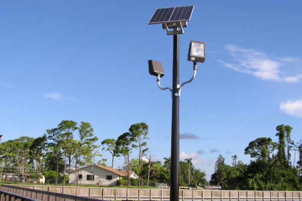 Solar Powered LED Flood Lights for Port Salerno FL