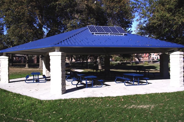 Sunnyside Park Solar Pavilion Lights