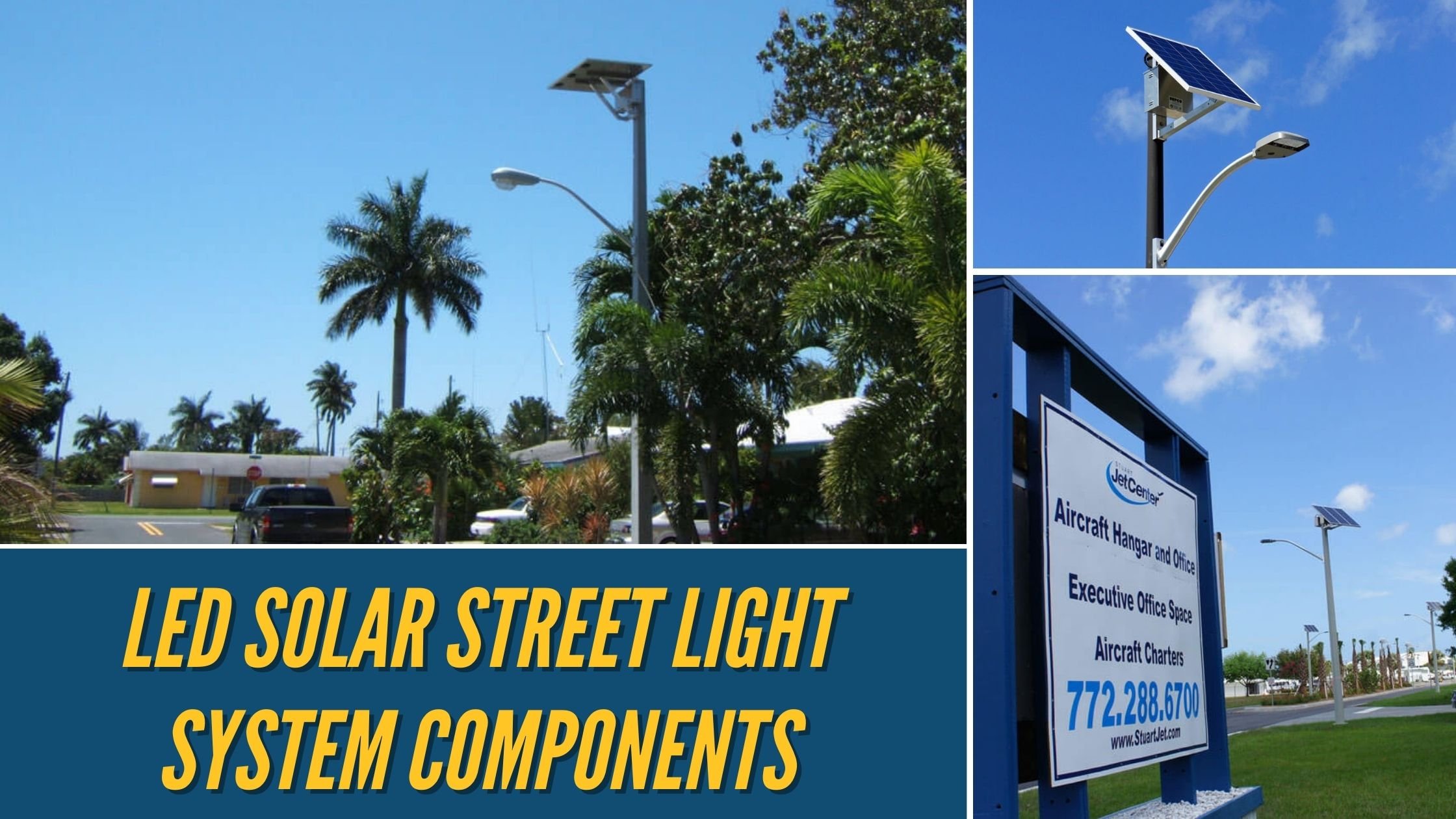 LED Solar Street Light System Components