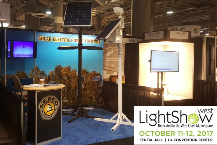 LightShow West 2017 Solar Electric Power Company SEPCO Booth LightShow West 2017 Solar Electric Power Company SEPCO Booth