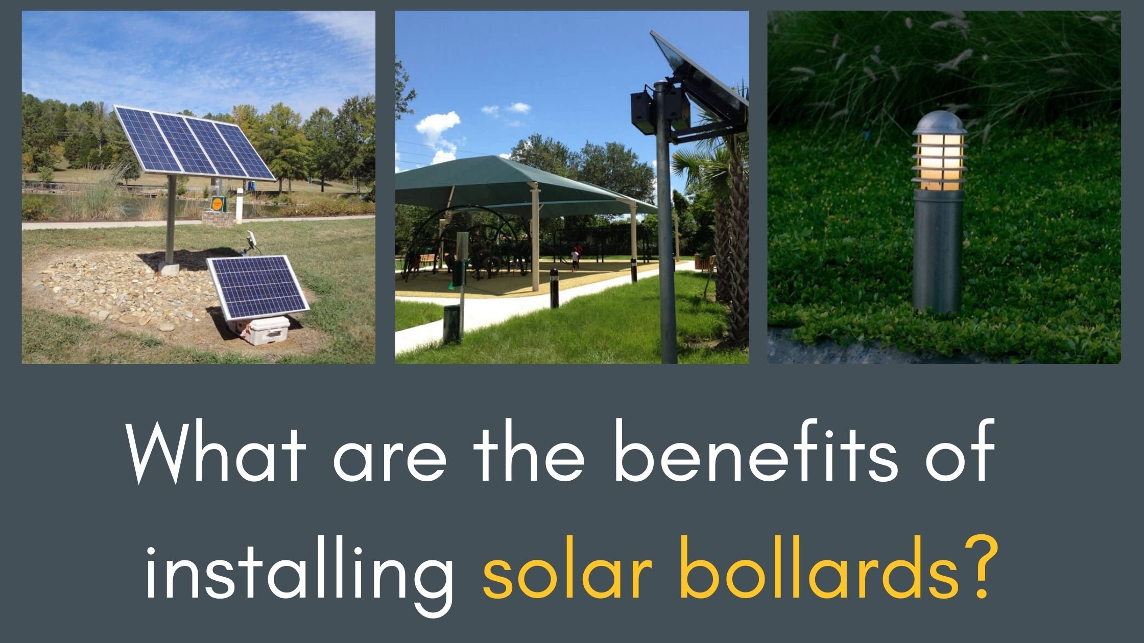 Solar Bollards Banner