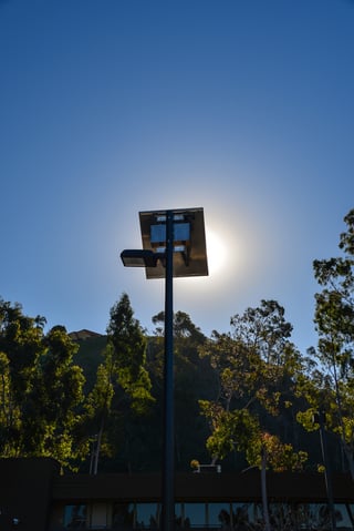 Solar Parking Lot Lighting - Midway Dodge