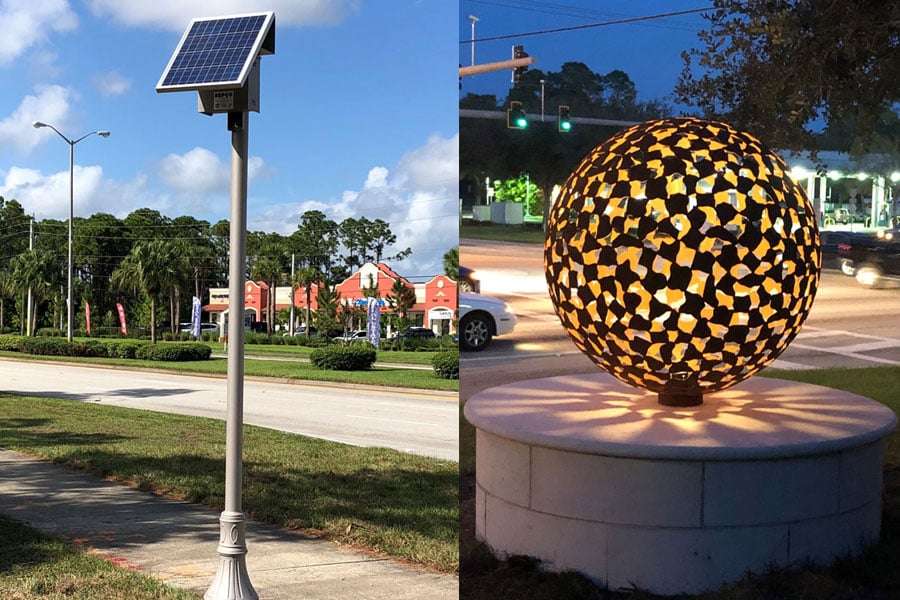 PSL Decorative Sculpture Solar Lighting