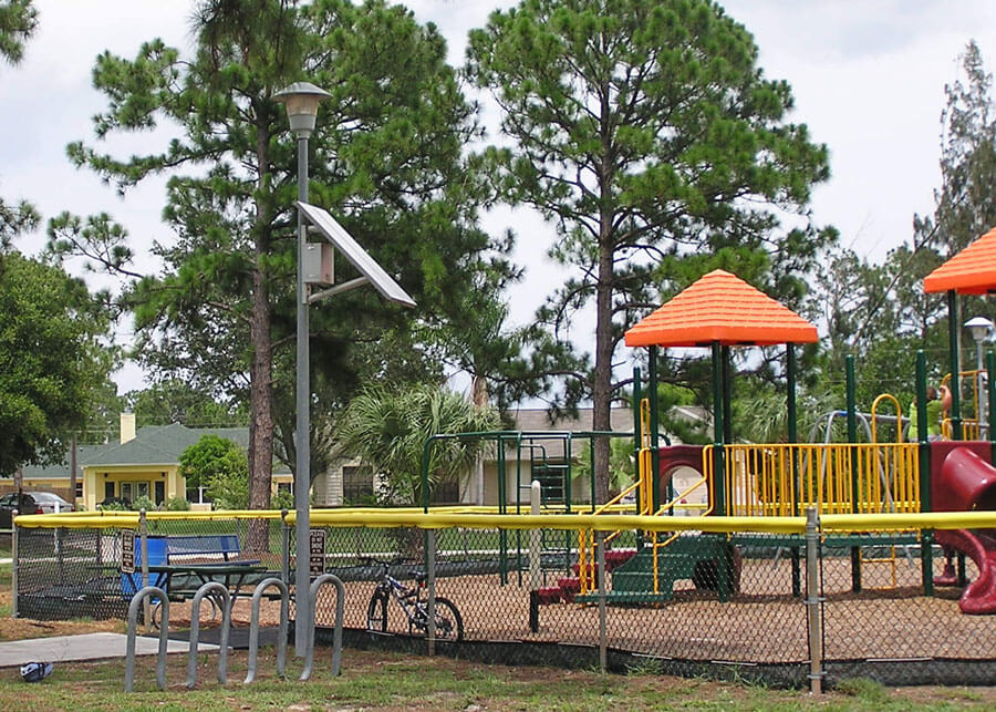 PSL Girl Scout Park Solar Playground Lighting