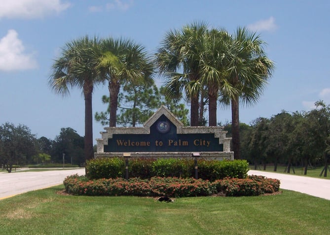 Martin County Solar Powered Landscape and Sign Lighting