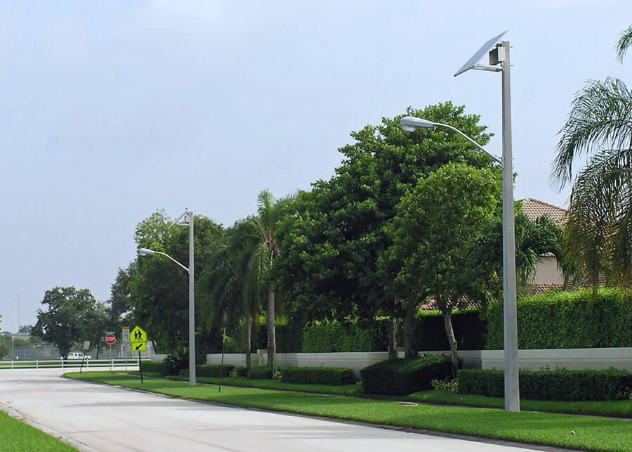 Coral Springs Solar Roadway Lights