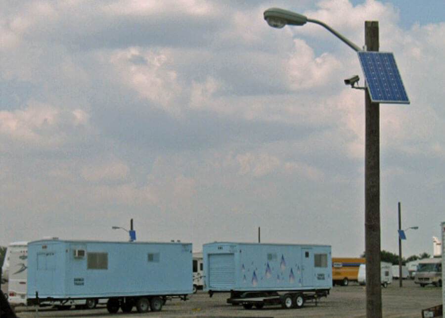 Secure RV Solar Light and Camera Security