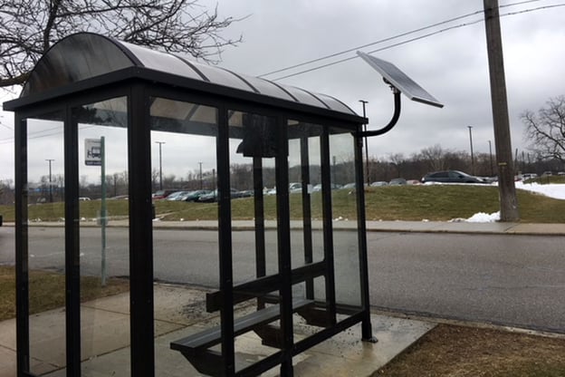 EMU Solar LED Bus Shelter Light