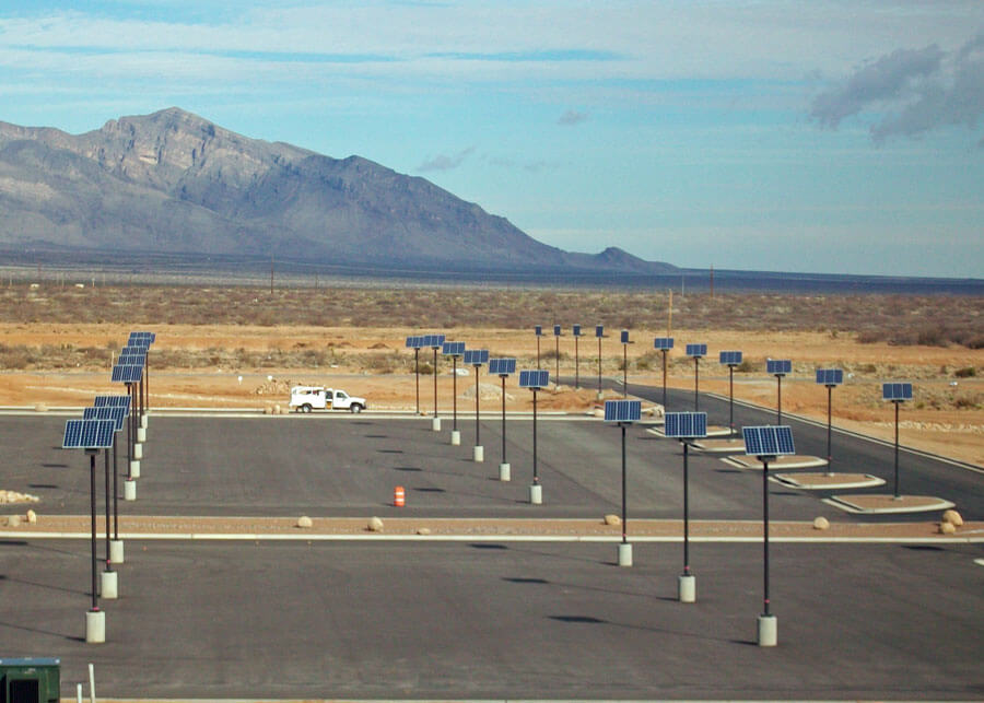 US Military Facility Parking Lot Lighting Systems