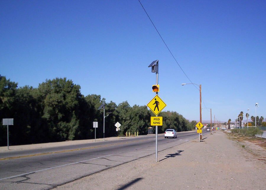 Solar Powered Traffic Flashers