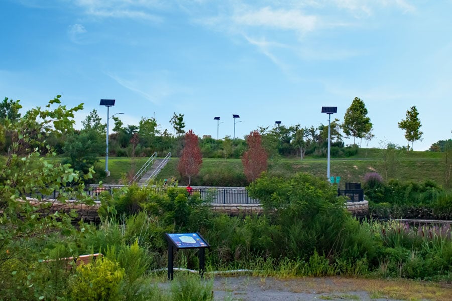 Cramer Hill Park Solar Pathway Lighting