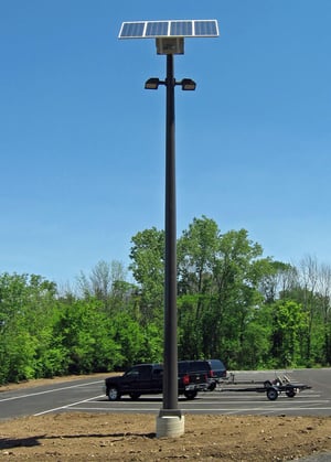 Delaware River ODNR Solar LED Parking Lot Light