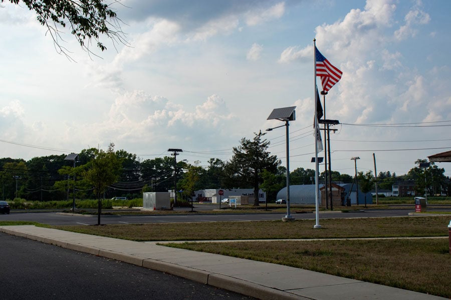 Oceanport Borough Municipal Building Parking Lot Solar Lighting