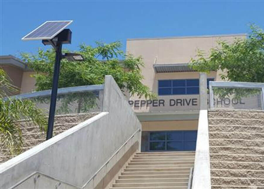 Pepper Drive School Solar Stairway Lighting