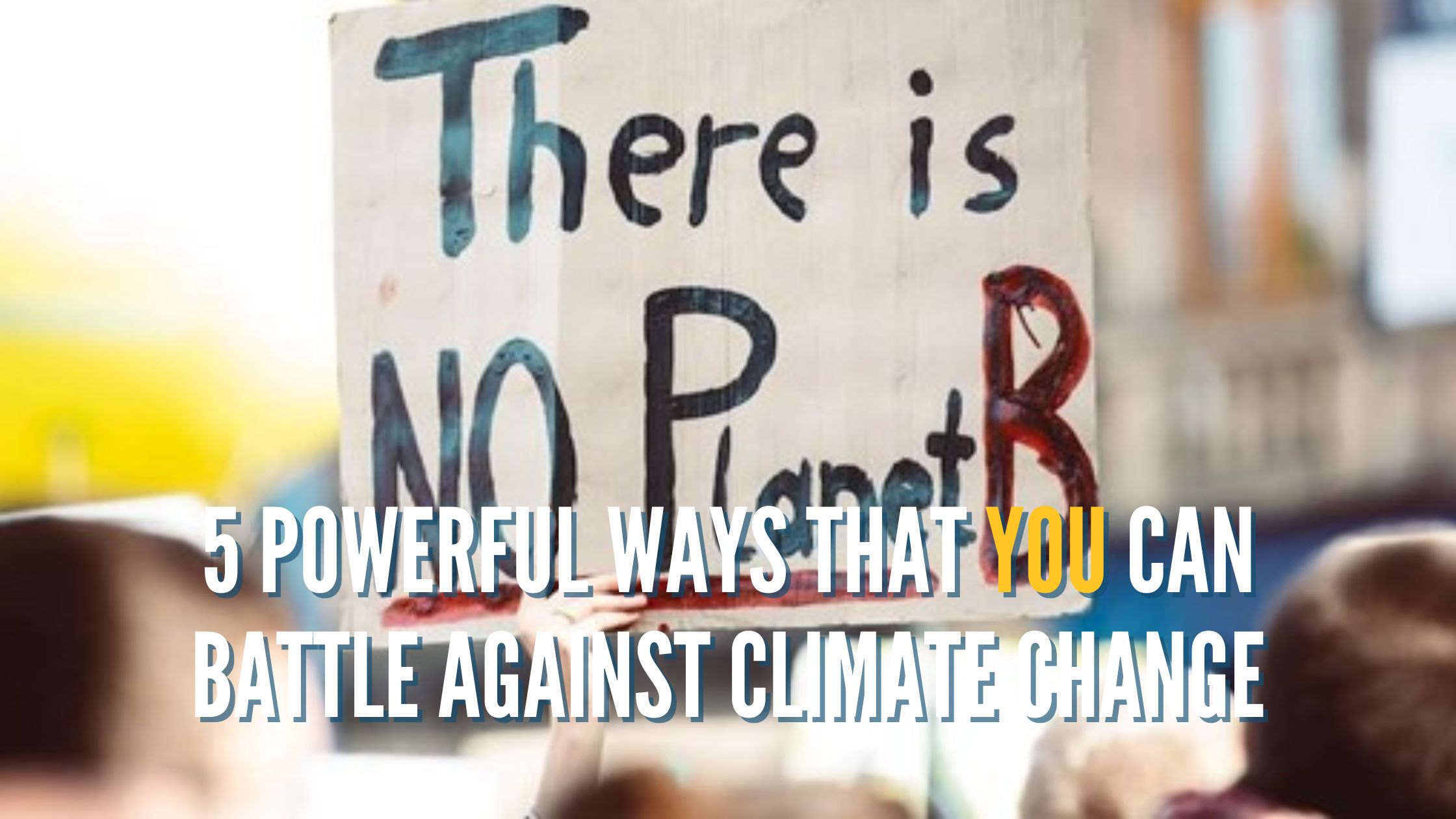 5 Powerful Ways That You Can Battle Against Climate Change