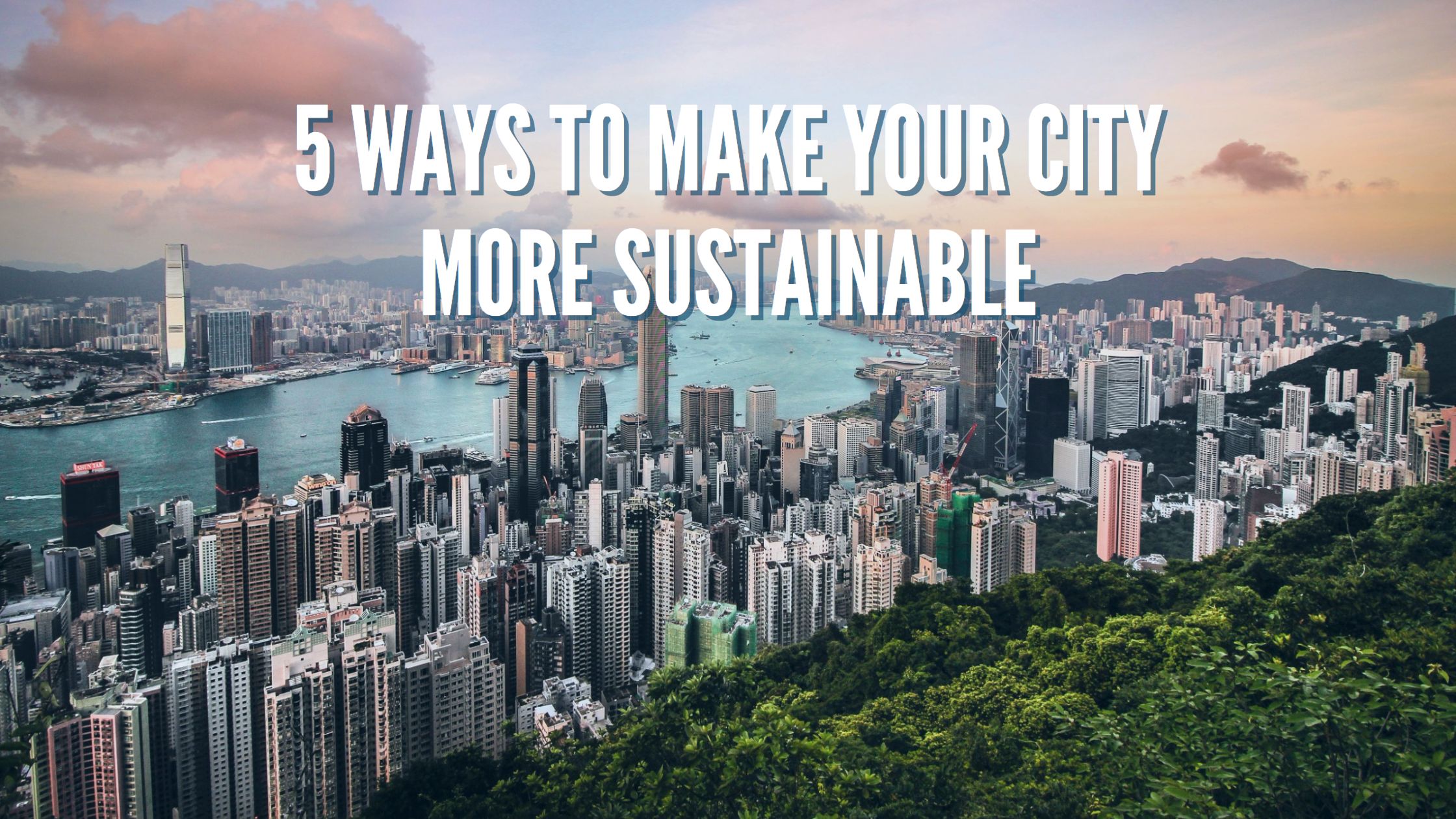 5 Ways to Make Your City More Sustainable