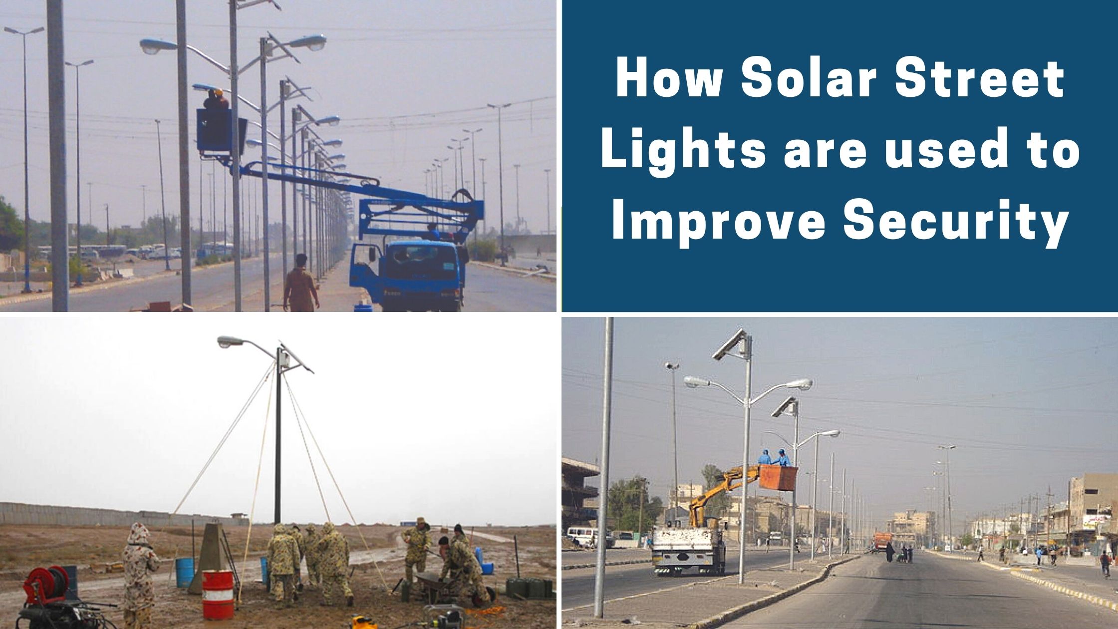 How Solar Street Lights are used to Improve Security