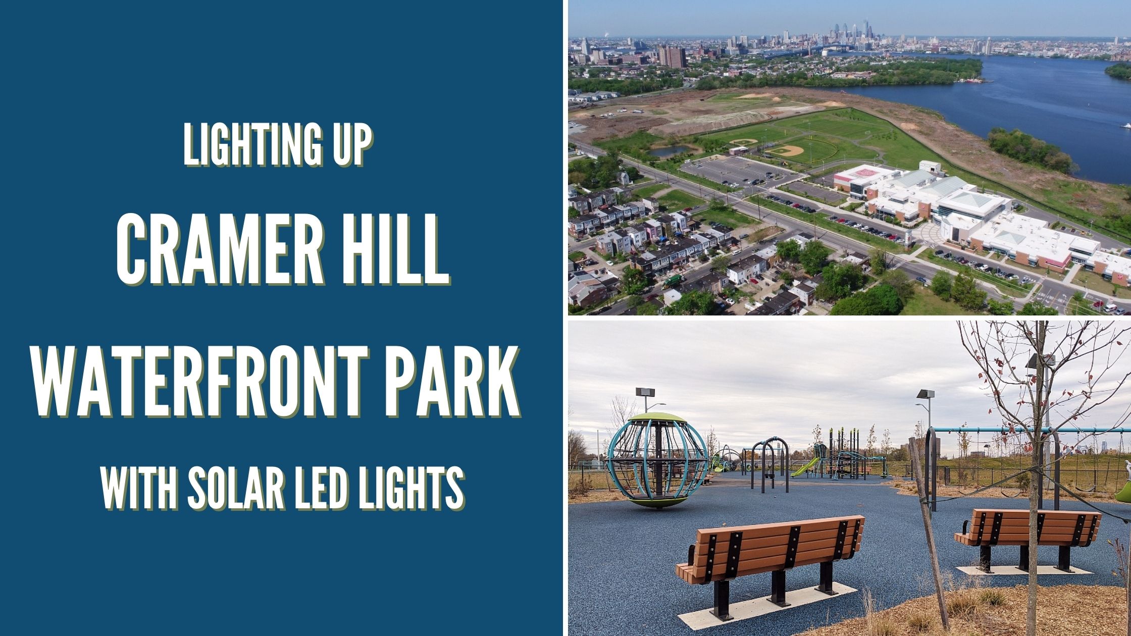 Lighting Up Cramer Hill Waterfront Park with Solar LED Lights