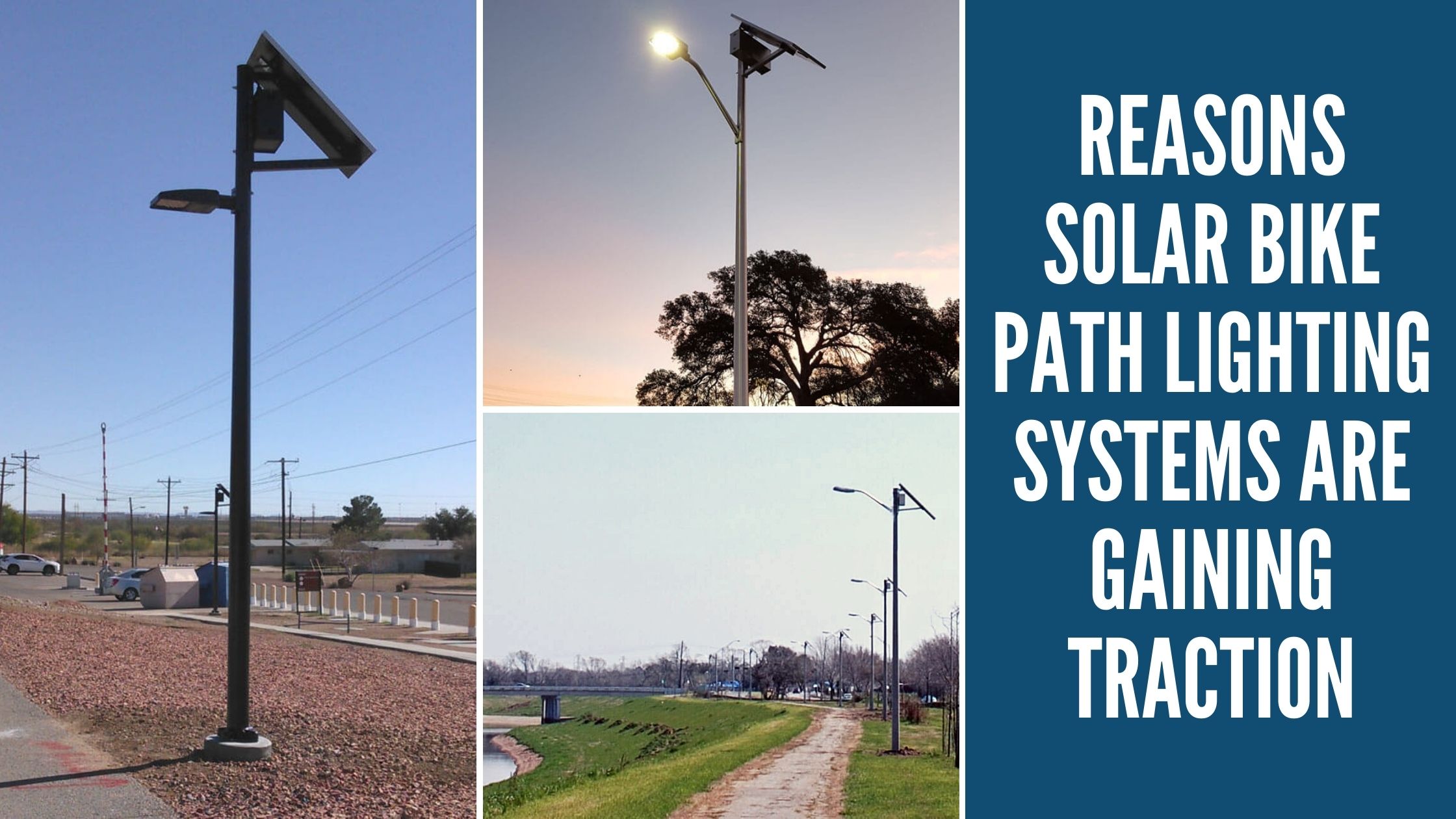 Reasons Solar Bike Path Lighting Systems Are Gaining Traction