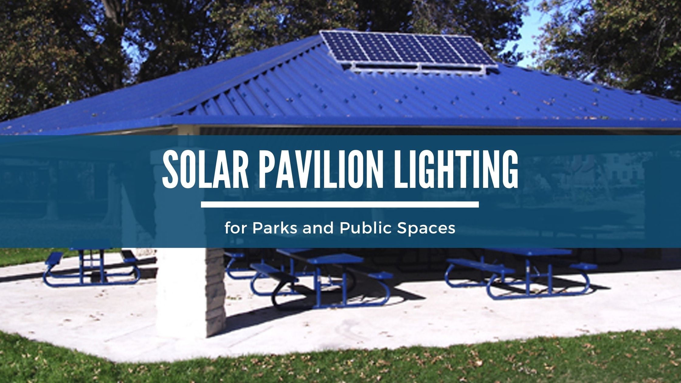 Solar Pavilion Lighting for Parks and Public Spaces