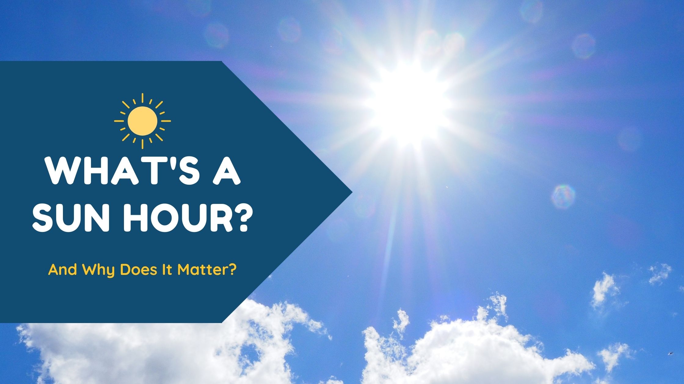 What’s a Solar Sun Hour and Why Does It Matter