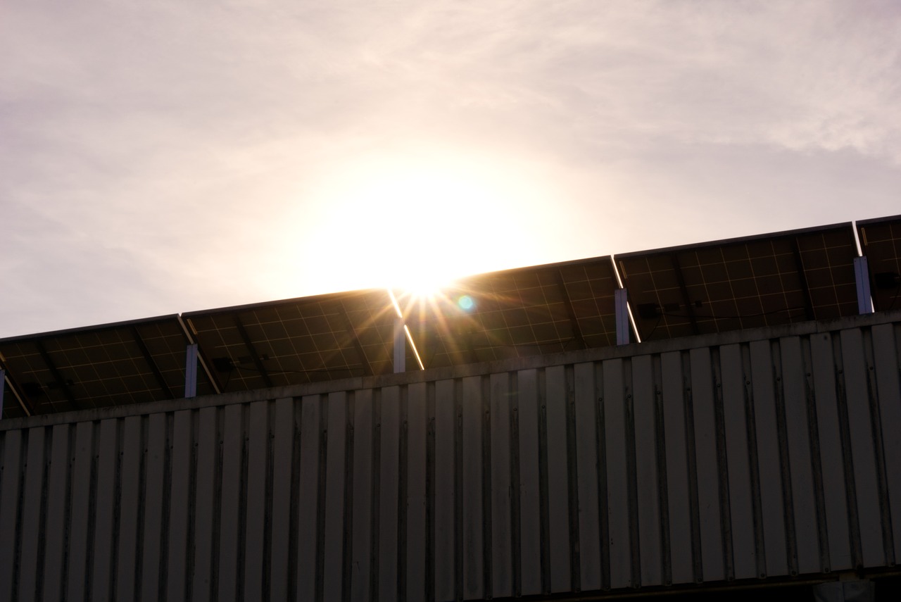 Solar Panels and Sun
