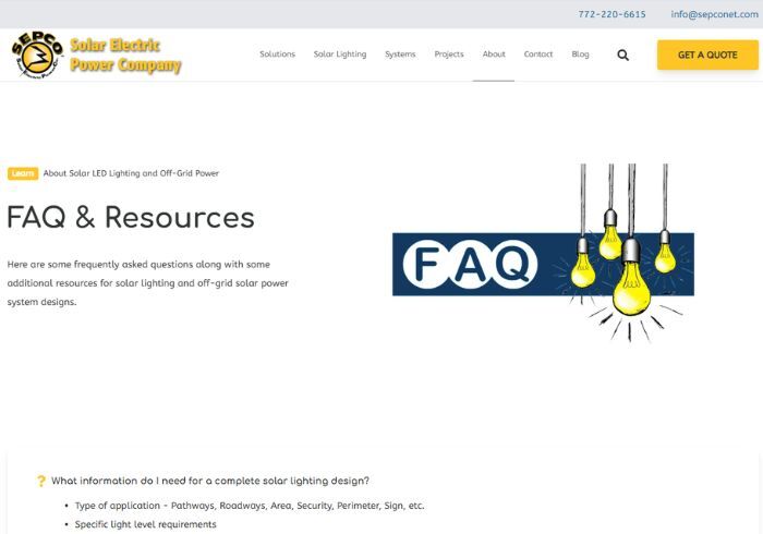 FAQ Page
