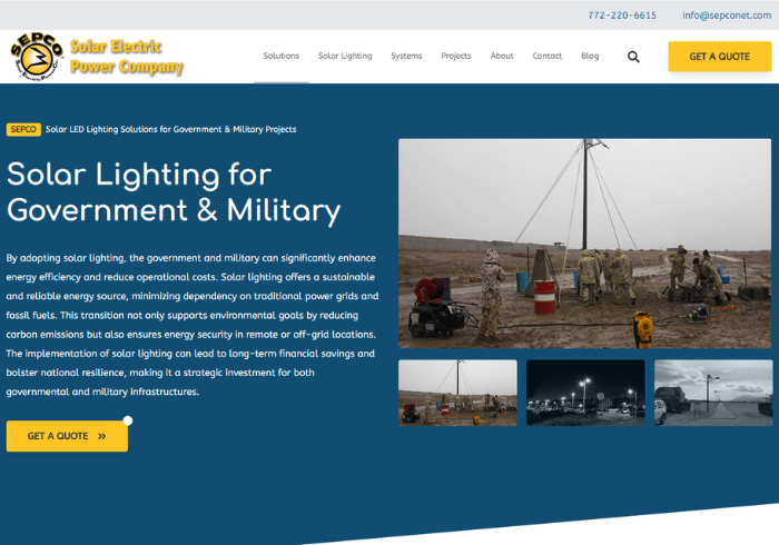 Government and Military Page