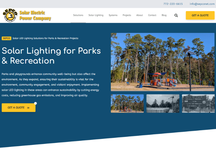 Parks and Recreation Page