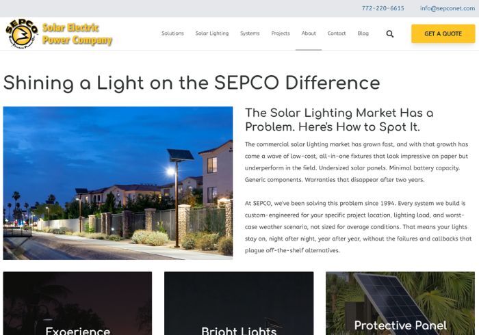 SEPCO Difference Page