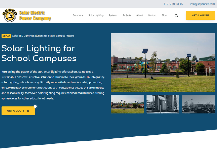 School Campus Page