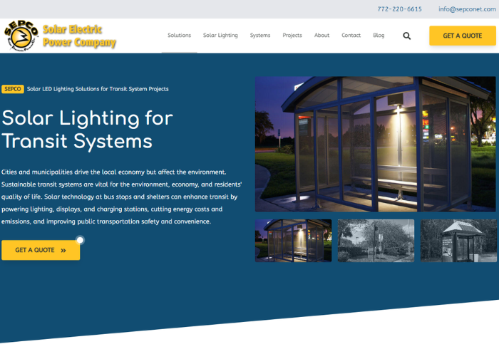 Transit System Page