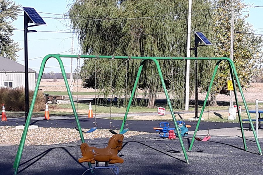 New Douglas IL Playground Solar LED Lighting System