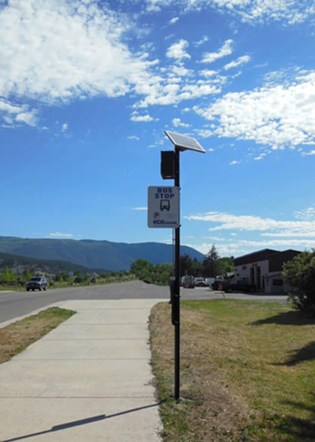 ECO Transit Solar Powered LED Bus Stop Light