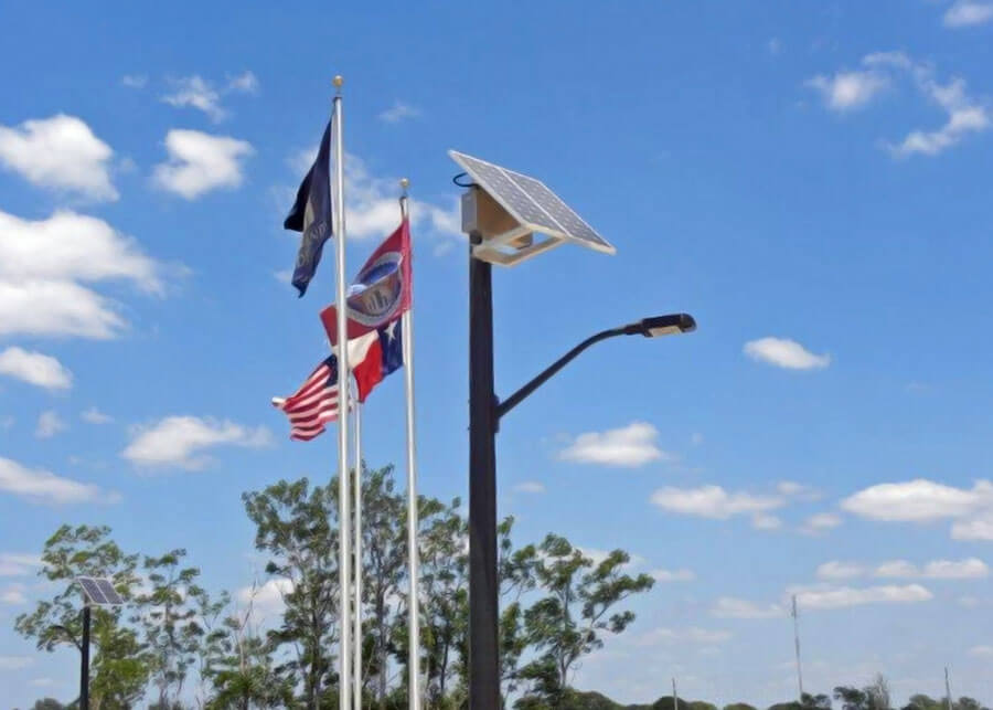 Solar Lighting System for Golden Sands