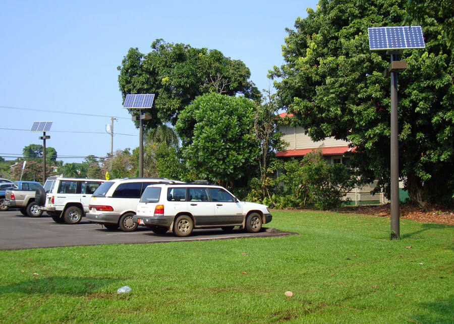 Commercial Solar Powered Led Parking Lot Lighting Systems By Sepco Hilo Hi Solar Parking Lot Area Lighting