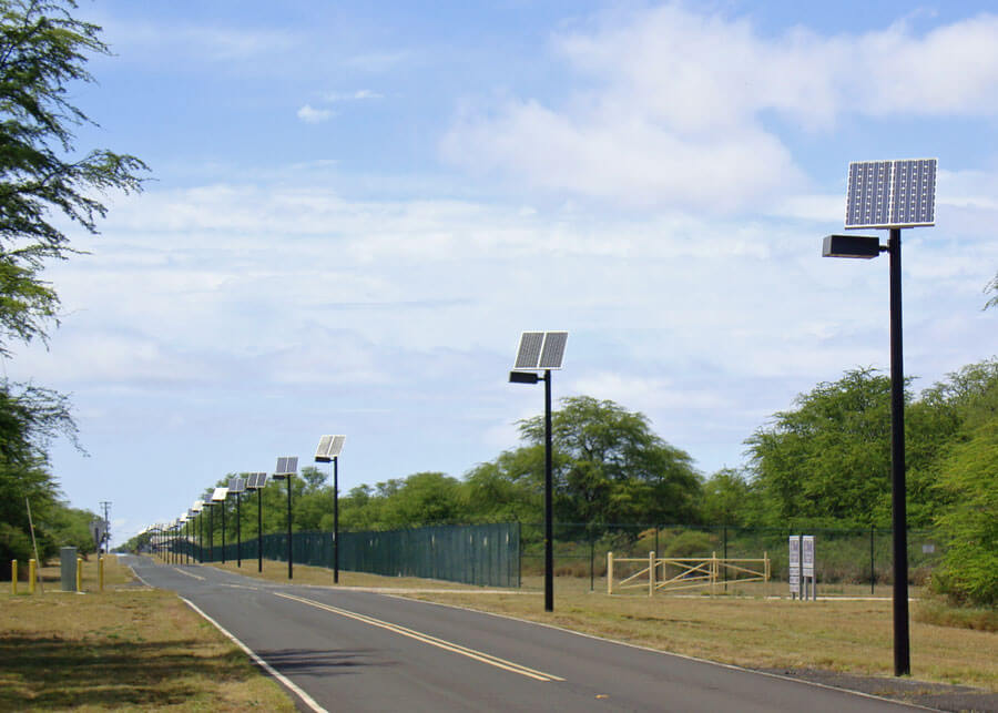 PMRF Solar Powered Street Lighting