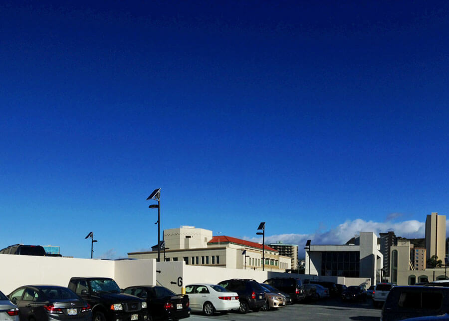 Solar Parking Lot Lighting