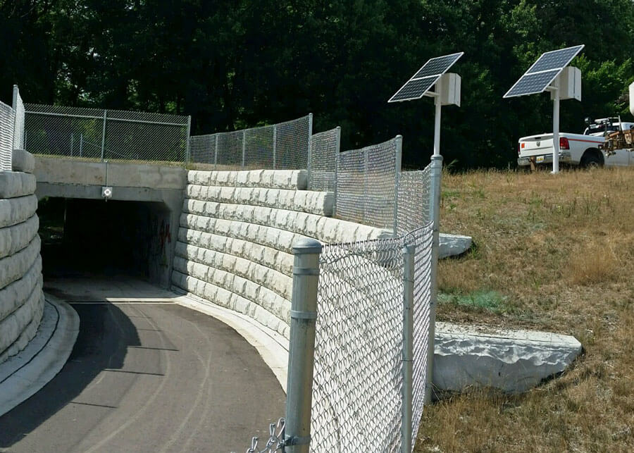 Macomb City Tunnel Solar LED Lighting System