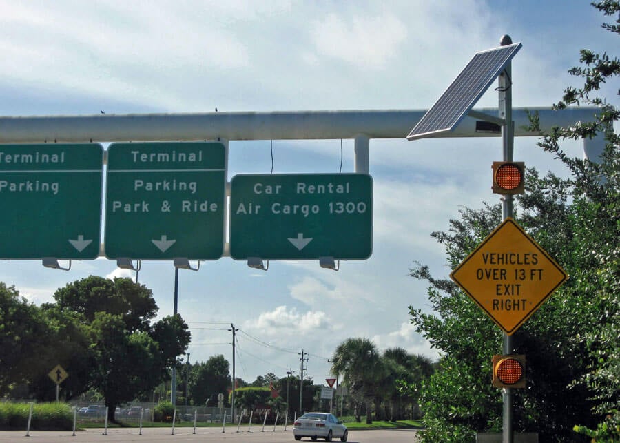 Palm Beach International Solar Flasher Lighting