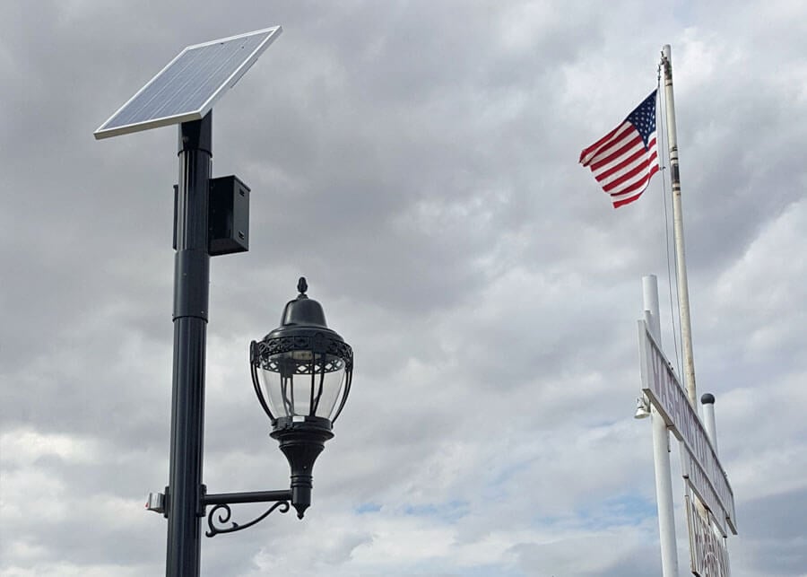 Washington Fair Grounds SolarLondon Area Solar Lighting System