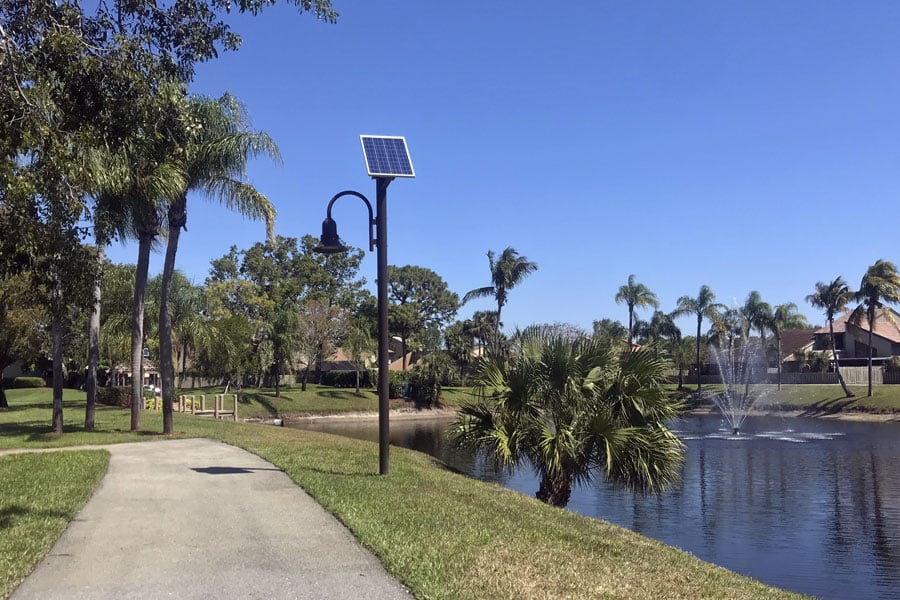 Gardens of Woodberry Solar Pathway Lighting