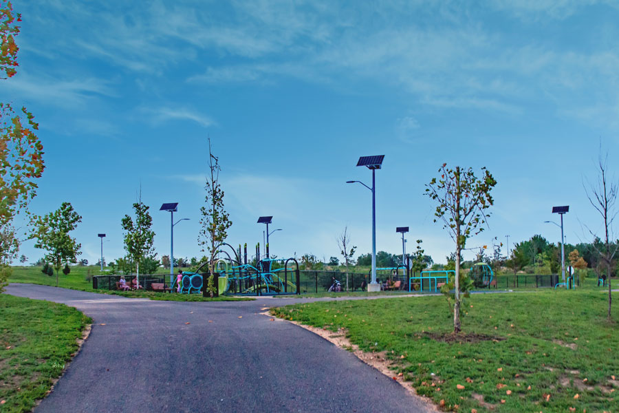 Cramer Hill Park Solar Walkway Lighting System
