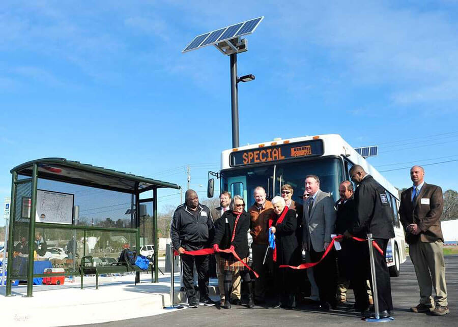 Oconee Park & Ride Solar Parking Lot Lighting